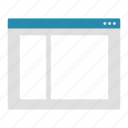 left, sidebar, user interface, prototype, wireframe, columns, browser, website, layout