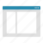 left, sidebar, user interface, prototype, wireframe, columns, browser, website, layout 