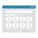 product, search, user interface, prototype, wireframe, columns, browser, website, layout