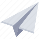 paper, plane, message