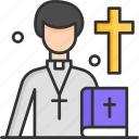 priest, church, bible, christian