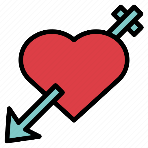Arrow, cupid, hearts, love icon - Download on Iconfinder
