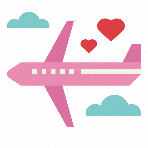 Airplane, honeymoon, transportation, trip icon - Download on Iconfinder