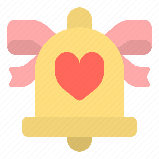 Bell, ribbon, wedding icon - Download on Iconfinder