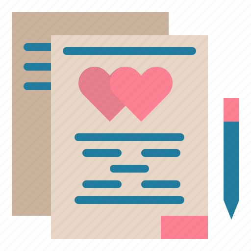 Contract, document, letter, love, marriage icon - Download on Iconfinder