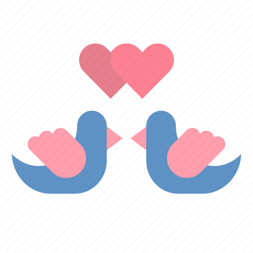 And, couple, doves, love, pigeon, romance, wedding icon - Download on Iconfinder
