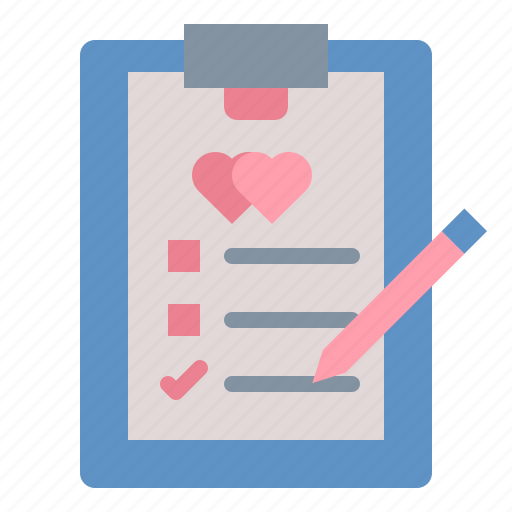 Love, pen, planner, planning, wedding icon - Download on Iconfinder