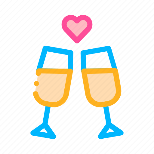 Ceremony, champagne, glasses, wedding icon - Download on Iconfinder