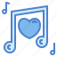 hearts, love, music, musical, quaver, song 