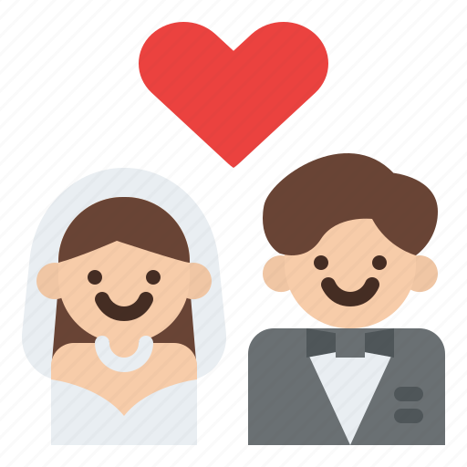 Bride, couple, groom, love, wedding icon - Download on Iconfinder