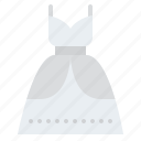 bride, dress, elegant, wedding