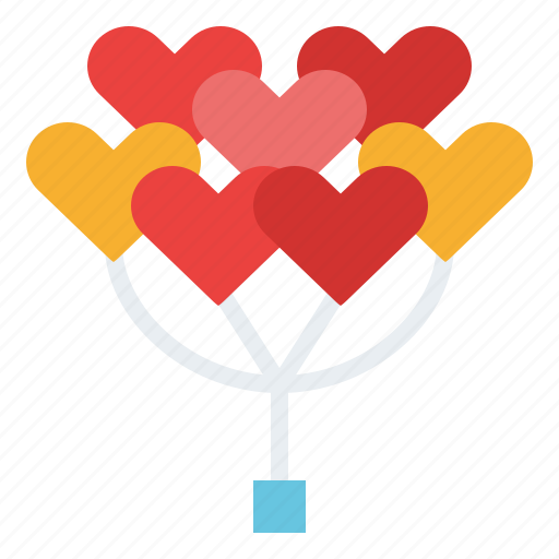 Balloons, decoration, heart, wedding icon - Download on Iconfinder