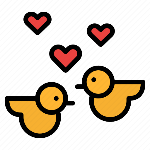 Bird, couple, love, wedding icon - Download on Iconfinder