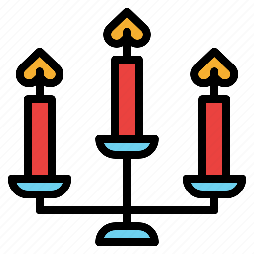 Candle, candlestick, light, romantic icon - Download on Iconfinder