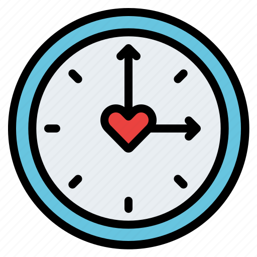 Clock, love, time, wedding icon - Download on Iconfinder
