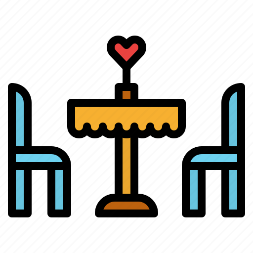 Chairs, food, table, wedding icon - Download on Iconfinder