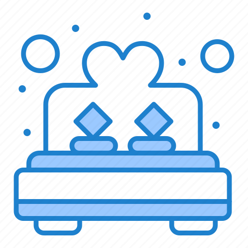 Bed, love, romance, room icon - Download on Iconfinder