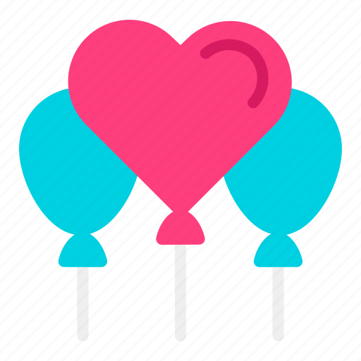 Balloon, decoration, wedding, party, valentine icon - Download on Iconfinder