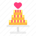cake, wedding, party