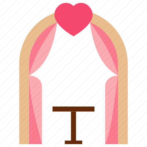 Wedding, arch, marriage, romance icon - Download on Iconfinder