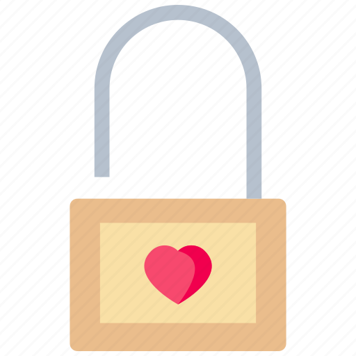 Padlock, heart, security, love icon - Download on Iconfinder