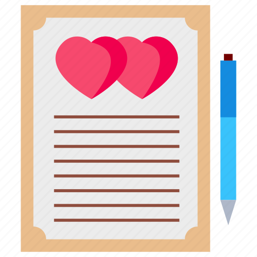 Wedding, contract, marriage, document icon - Download on Iconfinder
