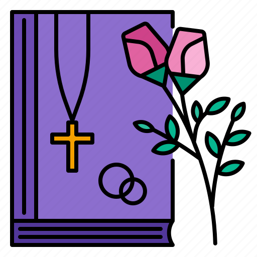 Bible, ceremony, marriage, church, religion, priest, christian icon - Download on Iconfinder