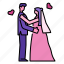 wedding, dance, groom, couple, marriage, bride, celebration 