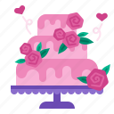 wedding, cake, sweet, marriage, decoration, dessert, party