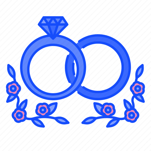 Wedding, marriage, ring, ceremony, jewelry, anniversary, married icon - Download on Iconfinder