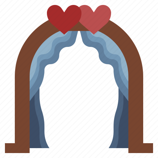 Decoration, wedding, arch, romantic, hearts, marriage icon - Download on Iconfinder