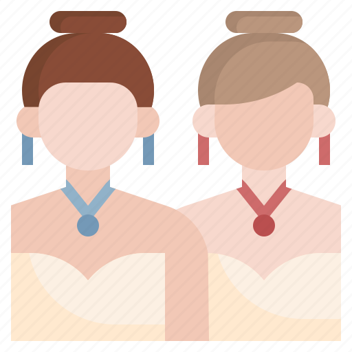 Married, couple2, lgbt, women, wedding, marriage icon - Download on Iconfinder