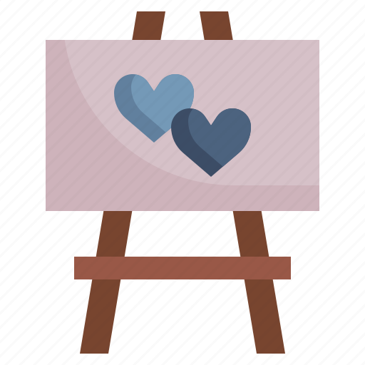 Sign, wedding, love, romance, hearts, direction icon - Download on Iconfinder