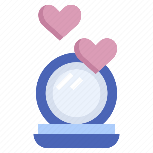 Cosmetic, grooming, mirror, love, and, romance, marriage icon - Download on Iconfinder