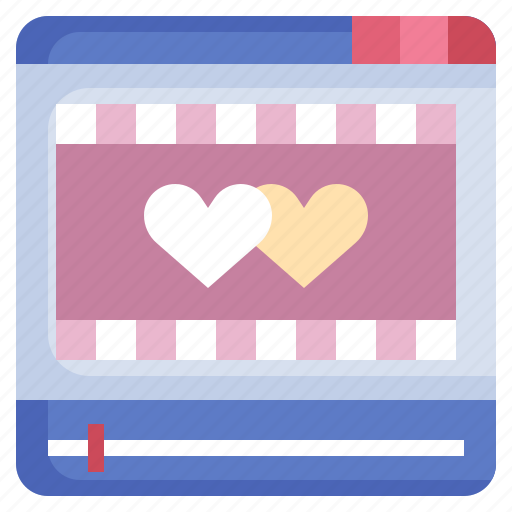 Video, cinema, film, marriage, love, and, romance icon - Download on Iconfinder