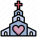 church, catholic, love, and, romance, marriage, building