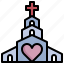 church, catholic, love, and, romance, marriage, building 