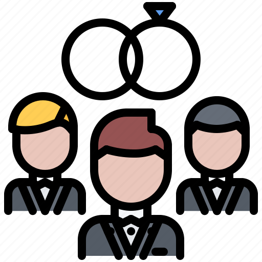Groom, man, team, suit, wedding, love, married icon - Download on Iconfinder