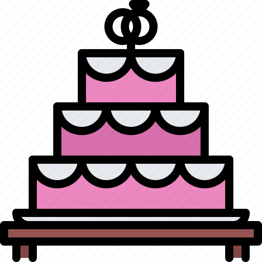 Cake, wedding, food, sweet, love, married, family icon - Download on Iconfinder