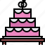 cake, wedding, food, sweet, love, married, family 