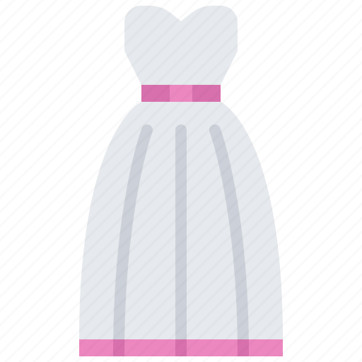 Dress, wedding, clothing, bride, love, married, family icon - Download on Iconfinder