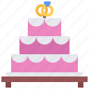 cake, wedding, food, sweet, love, married, family