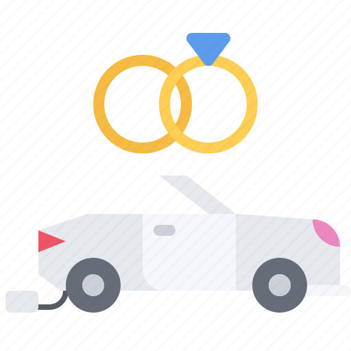 Car, convertible, wedding, bank, newlyweds, can, rings icon - Download on Iconfinder