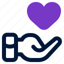 give, love, romance, charity, help