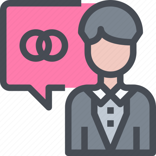 Groom, message, people, wedding icon - Download on Iconfinder