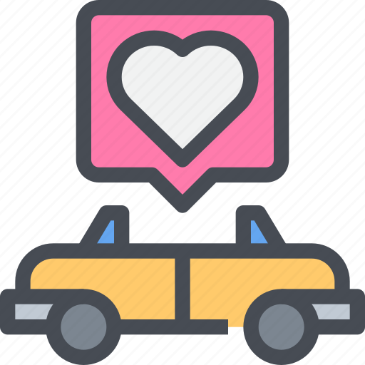 Car, honeymoon, love, wedding icon - Download on Iconfinder