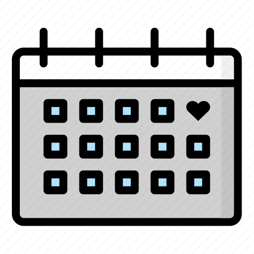 Wedding, date, calendar, event, love icon - Download on Iconfinder