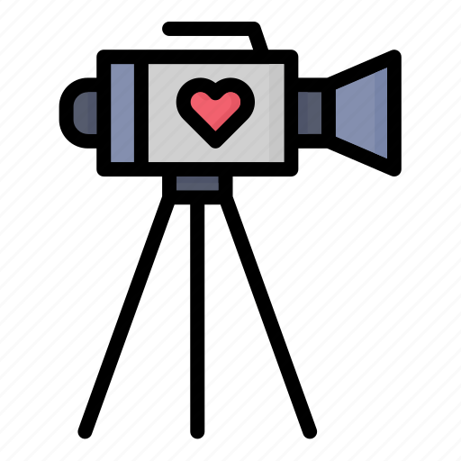 Wedding, video, videographer, videography, camera icon - Download on Iconfinder