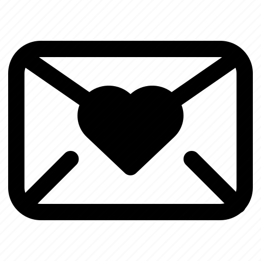Email, love, letter, heart, envelope icon - Download on Iconfinder