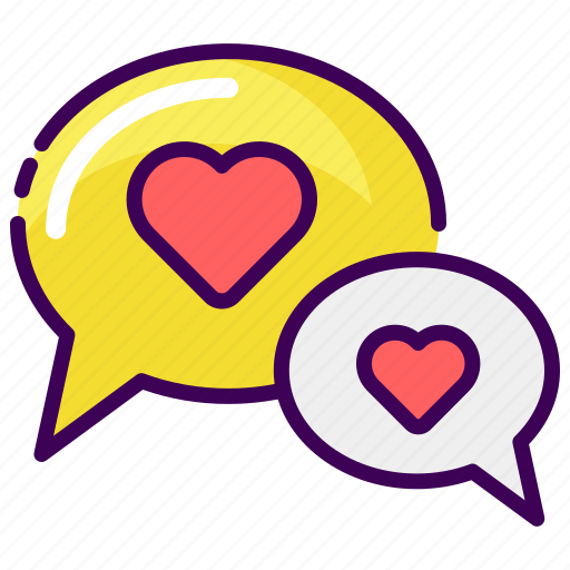 Chat, convertation, married, speak, valentine, wedding icon - Download on Iconfinder